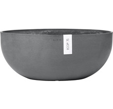 Jardiniere gri cu formă rotundă