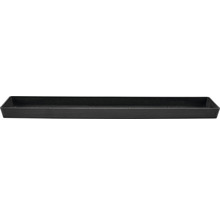 Farfurie Ecopots Bruges plastic 43,5x15,5x3,3 cm gri închis