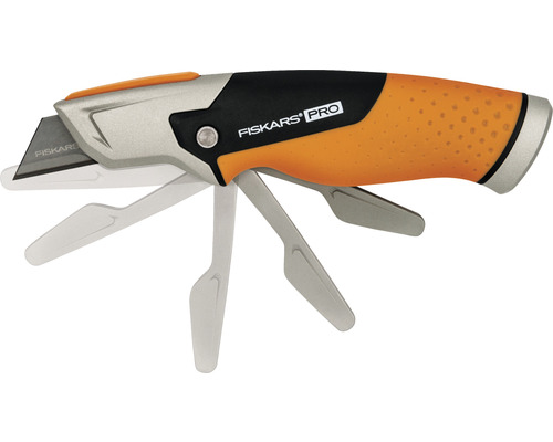 Cutter Fiskars Pro cu lamă retractabilă