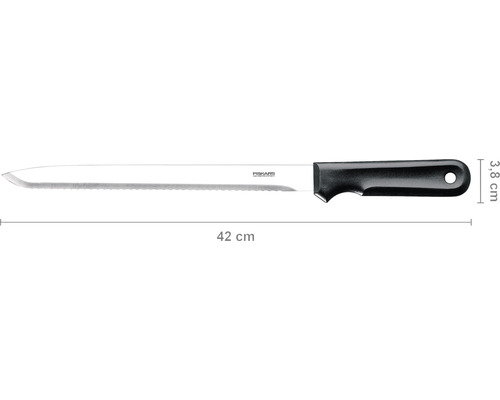 Cuțit de pâine Fiskars cu o lungime de 42 cm