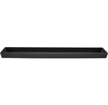 Farfurie Ecopots Bruges plastic 53,5x15,5x3,3 cm gri închis