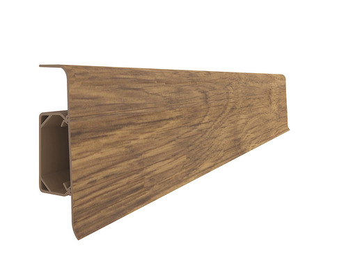 Plintă VOX Esquero PVC 2500x66,6x22 mm 611 pin montan Plintă cu decor de lemn