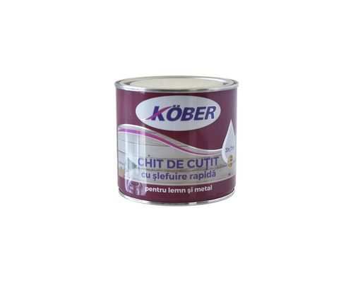 Chit de cuțit pentru lemn și metal Köber 1 kg Chit Köber pentru lemn și metal