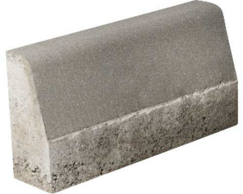 Bordură PETRA teșită din beton gri 50x25x12 cm