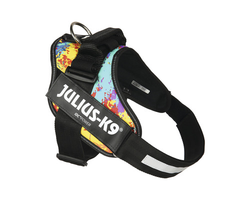 Ham Julius K9 IDC Power pentru câini, cu pete colorate de vopsea