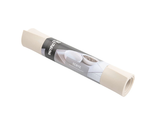 Rulou de suport de masă bej cu etichetă District 70 Serve