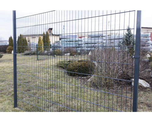 Gard din plasă dublă sudată în grădină