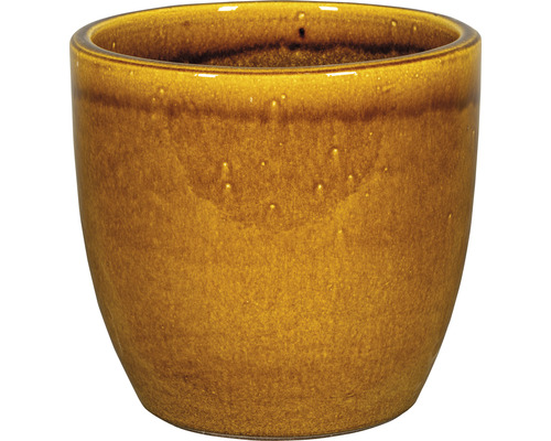 Ghiveci flori Lafiora Oslo Ton ceramică Ø 37 cm H 31 cm ocru