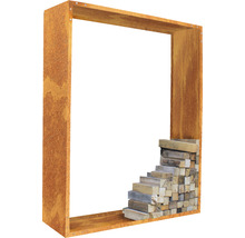 Cadru pătrat din lemn cu lemn stivuit