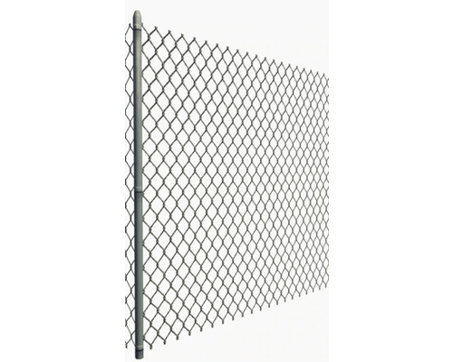 Plasă gard împletită zincată 1,2x10 m 1,9 mm argintiu