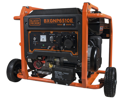 Generator curent pe benzină Black + Decker BXGNP6510E 6500W, monofazic