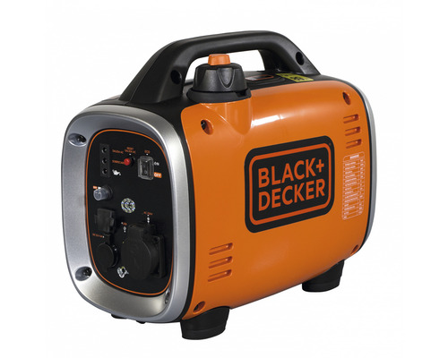 Generator curent pe benzină Black + Decker BXGNi900E 900W, monofazic, cu invertor/inverter