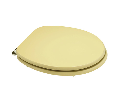 Scaun de toaletă din plastic cu balamale cromate