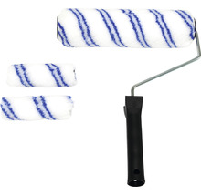 Rola de vopsit cu suport și două role de vopsit suplimentare