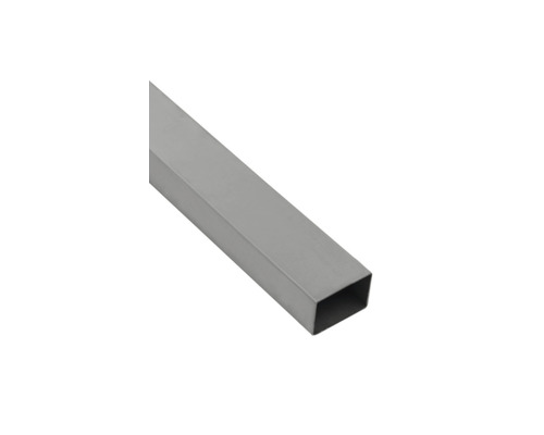 Stâlp zincat 6x4x200 cm argintiu Țeavă rectangulară din metal