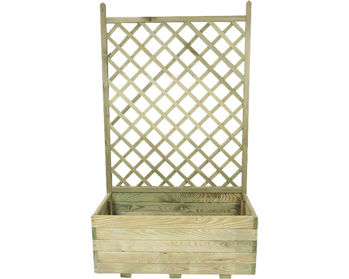 Jardinieră cu spalier lemn de pin 80x40x32/135 cm Jardinieră cu spalier lemn de pin 80x40x32/135 cm