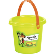 Găleată de grădină din plastic cu mâner