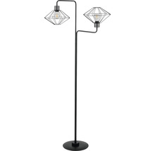 Lampă de podea cu două lămpi cu design din sârmă