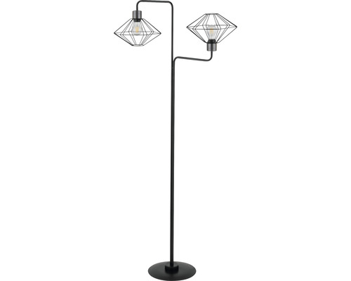 Lampadar Vario E27 max. 2x60W, negru/metal
