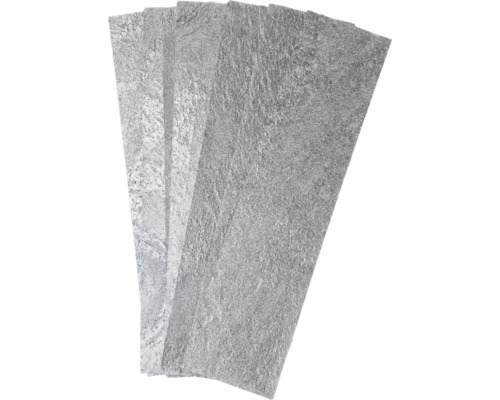 Ardezie flexibilă autoadezivă StoneFlex Silver Galaxy 15x61 cm