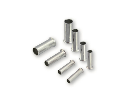 Pini terminali neizolați Commel 2,5mm², 100 bucăți, pentru conductor lițat, culoare gri Pini terminali neizolați Commel 2,5mm², 100 bucăți, pentru conductor lițat, culoare gri