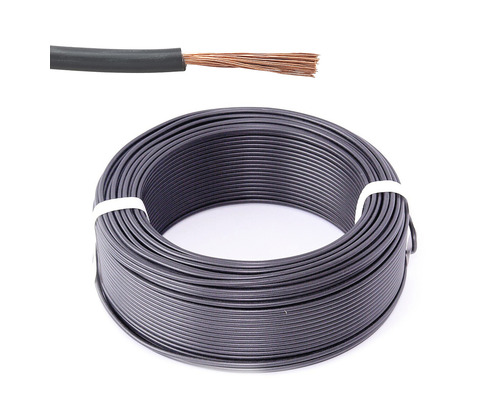 Conductor MYF (H07V-K) Iproeb 1,5mm² negru, inel 100m Inel de sârmă de instalare cu fir de cupru