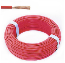 Bobină cu fir electric roșu