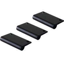 Trei mânere metalice pentru mobilă