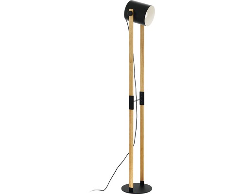 Lampă de podea din lemn și metal pentru interior Lampă de podea din lemn și metal pentru interior