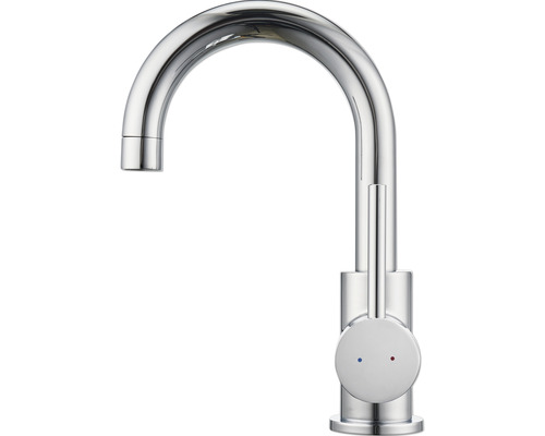 Baterie de apă metalică cu o singură manetă