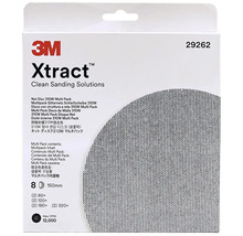 Set discuri abrazive 3M Xtract cu diferite granulații, diametru 150 mm