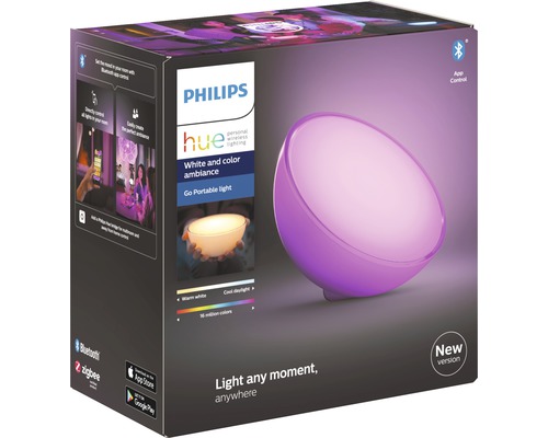 Lampă portabilă Philips Hue Go în ambalaj
