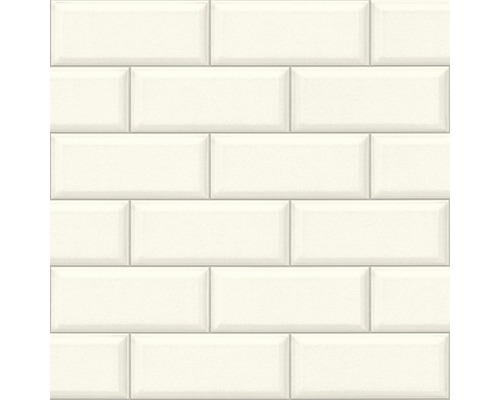 Tapet vlies 429978 Rhapsody Metro design alb 10,05x0,53 m Plăci ceramice deschise la culoare în stil metro