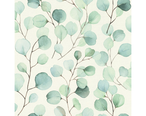 Tapet vlies 691702 Rhapsody model frunze verde 10,05x0,53 m Tapet cu frunze de eucalipt