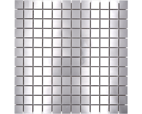 Placă de mozaic din metal cu elemente pătrate