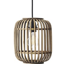 Lustră vintage Woodrow E27 max. 3x60W, maro/natur