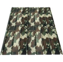 Tablă trapezoidală cu model de camuflaj