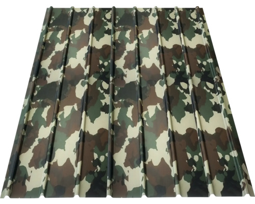 Tablă trapezoidală cu model de camuflaj