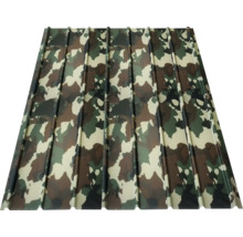 Tablă trapezoidală cu model de camuflaj