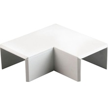 Colțare în plan canal cablu Dietzel 40x16 mm, culoare albă, pachet 2 bucăți