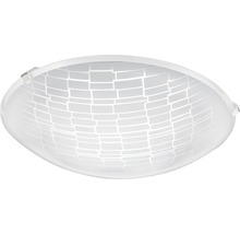 Lumină de plafon din sticlă cu model mozaic