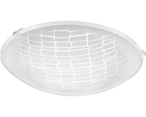 Lumină de plafon din sticlă cu model mozaic