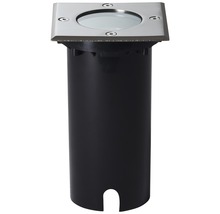 Spot încastrabil Lalumi GU10 max. 20W, 110x110 mm, pentru exterior IP67, oțel inoxidabil-thumb-1 Spot încastrabil Lalumi GU10 max. 20W, 110x110 mm, pentru exterior IP67, oțel inoxidabil-thumb-1