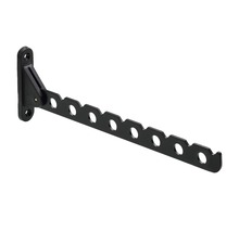 Suport pliant umerașe Hettich 310mm, oțel / plastic negru