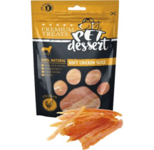 Recompensă pentru câini Pet's Dessert Slices cu pui fără cereale, gluten, lactoză și zahăr 80 g-thumb-0