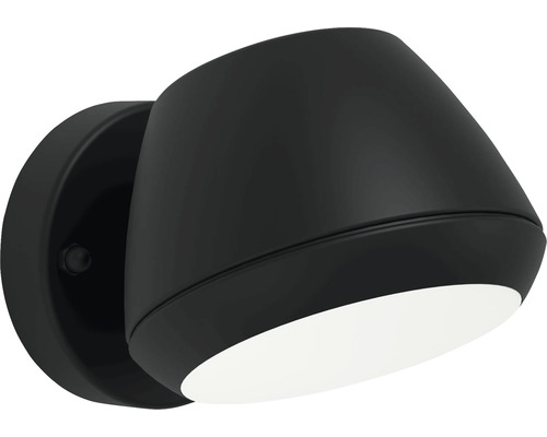 Aplică cu LED integrat Nivarolo 4,6W 400 lumeni, pentru exterior IP44, negru