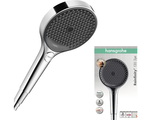 Pară de duș hansgrohe RainInfinity crom, 3 funcții