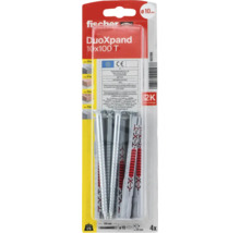 Diblu cu șurub Fischer DuoXpand Ø10x100 mm, 4 buc.