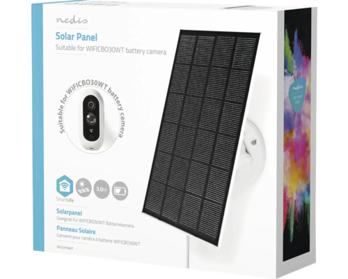 Ambalaj panou solar potrivit pentru camera cu baterie WIFICBO30WT