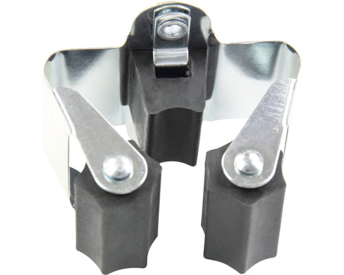 Suport pentru unelte din metal cu trei role de cauciuc